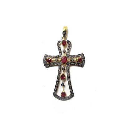 PENDENTIF en argent (925/°°) partiellement...