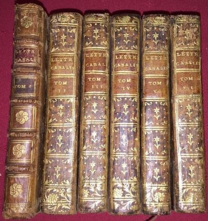 BOYER D'ARGENS. Lettres Cabalistiques. 1770,...