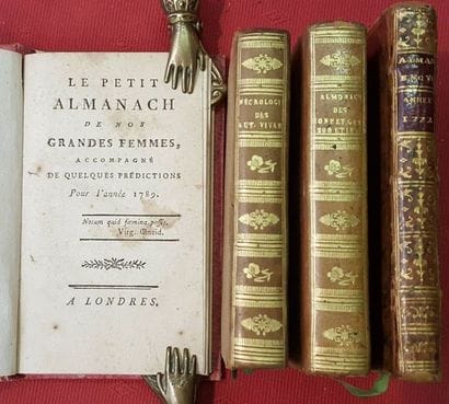 [ALMANACHS] Ensemble de 4 volumes:
- Nouvel...
