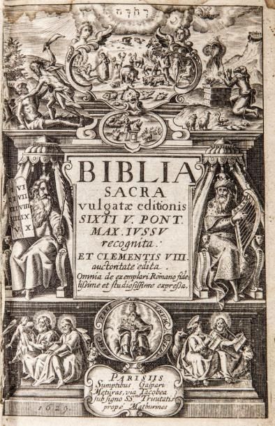 [BIBLE].
Biblia sacra vulgatae editionis...