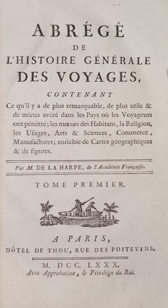 LA HARPE Jean-François de

Abrégé de L'Histoire...