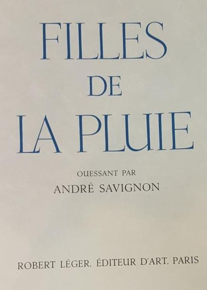 [HUMBLOT] SAVIGNON André

Filles de la Pluie....