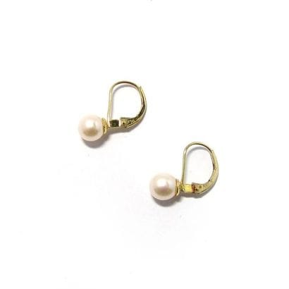 Paire de BOUCLES D'OREILLES dormeuses en...