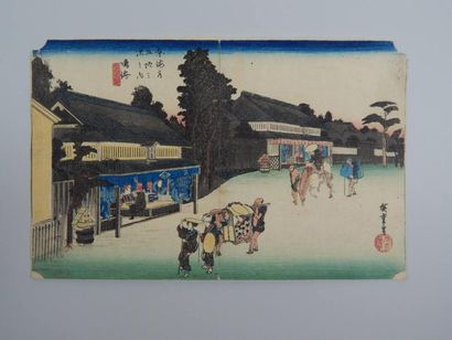 HIROSHIGE
Série des 53 stations du Tokaido,...