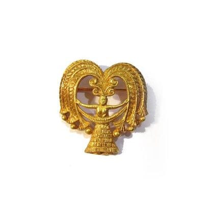 ZOLOTAS


BROCHE en or jaune 18k (750/°°),...