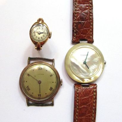 LOT DE MONTRES, comprenant une Tissot et...