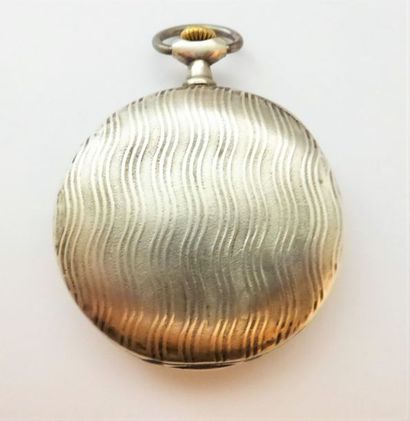 Montre Oméga en argent poinçon cygne, cadran...