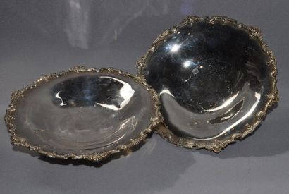 Paire de présentoirs en argent, MAPPIN &...