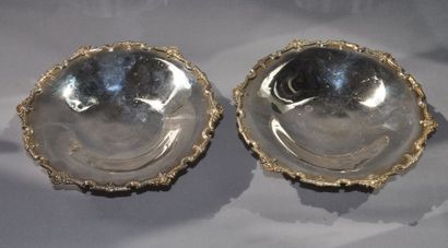 Paire de présentoirs en argent, MAPPIN &...