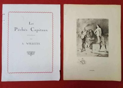 WILLETTE Adolphe. Les Péchés Capitaux. Suite...