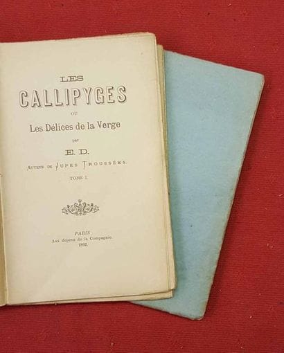 [EROTISME]. [E.D.]. Les Callipyges ou les...