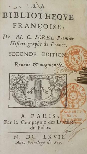 SOREL (M. C.).


La Bibliothèque française...