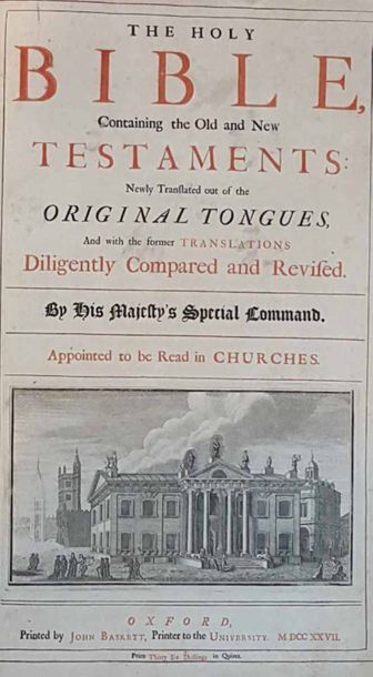 [BIBLE].


The Holy Bible Containing the...
