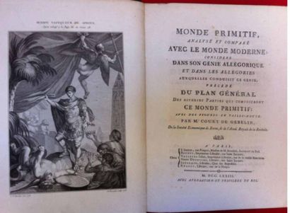 COURT de GEBELIN.


Monde primitif, analysé...