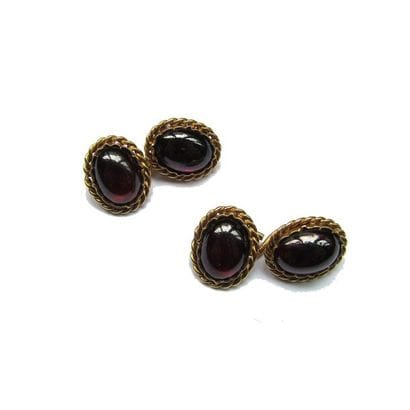 Paire de BOUTONS DE MANCHETTE en or jaune...