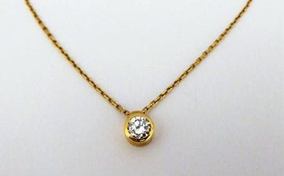 COLLIER chaîne forçat en or 18k (750/°°)...