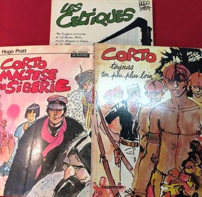 (HORS CAT N°1) Hugo PRATT. 3 volumes : Corto...