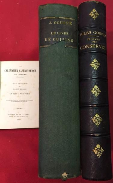 (HORS CAT N°7) Cuisine : 2 Gouffé + livre...