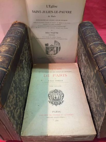 (HORS CAT N°20) [PARIS] Lot de 4 livres (dont...