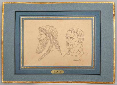 [DAVID Louis]. Naissance du génie d’un peintre....