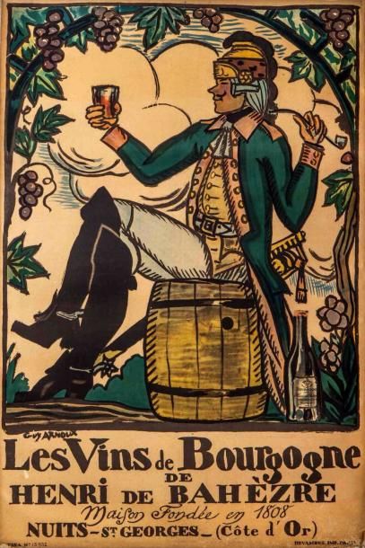 Guy ARNOUX (1890-1951). Les Vins de Bourgogne...
