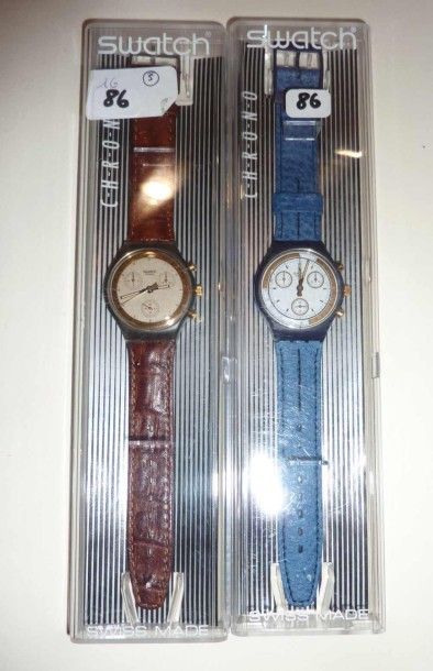 SWATCH. Deux montres CHRONO