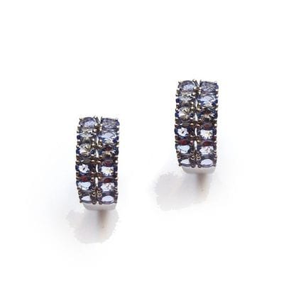 BRACELET jonc rigide ouvrant en argent (925/°°),...
