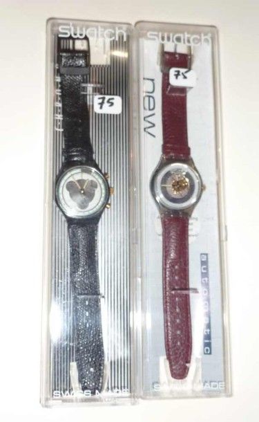 SWATCH. Deux montres d'homme, une CHRONO...