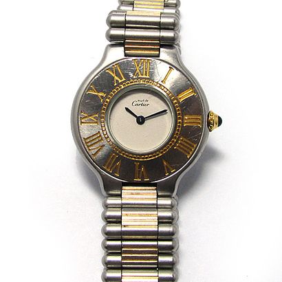 MUST DE CARTIER. MONTRE BRACELET de dame...