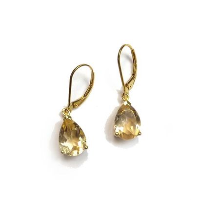 Paire de PENDANTS D'OREILLES en vermeil (925/°°),...