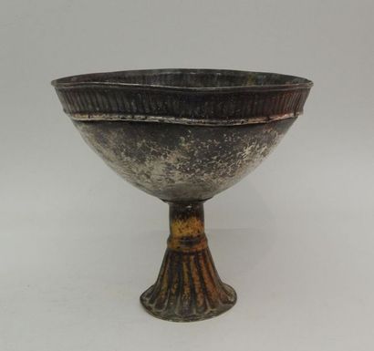 Coupe en argent de chef de village Kafir....