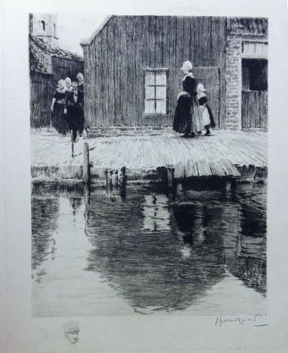 [GRAVURE]

Quatre gravures à l'eau-forte...
