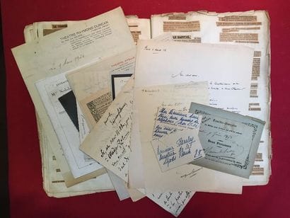[THEATRE] Ensemble de lettres adressées par...