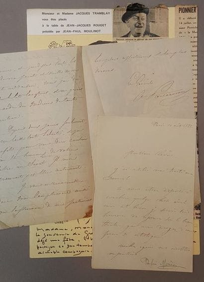 [THEATRE] Ensemble de lettres adressées par...