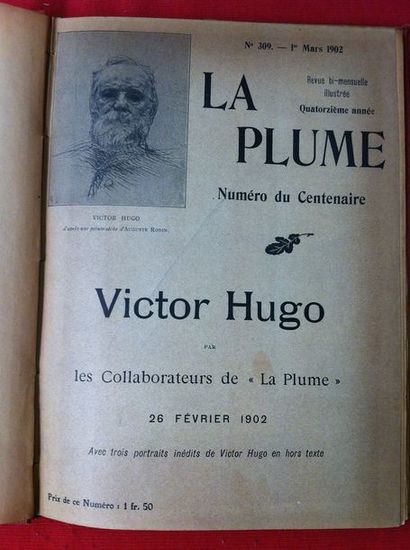 Revue LA PLUME- N° 309- VICTOR HUGO, Numéro...