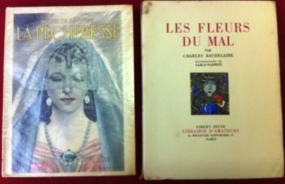 Ensemble de 2 livres illustrés :

- BAUDELAIRE...