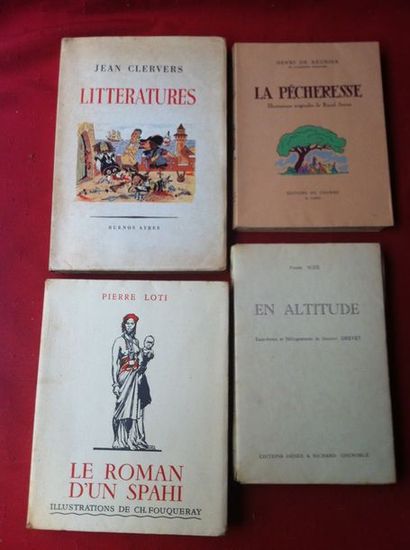 Ensemble de quatre livres illustrés :

-...