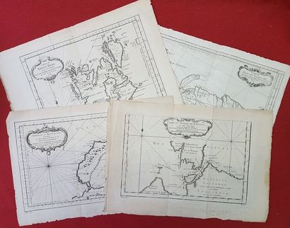 [SCANDINAVIE et Grand Nord]. Huit cartes...