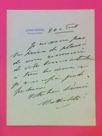 Princesse MATHILDE, Mathilde Letizia Bonaparte...