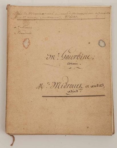 [JOINVILLE. MANUSCRIT].

Acte manuscrit établissant...