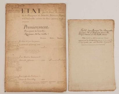 [JOINVILLE].

Copie manuscrite de l'Etat...