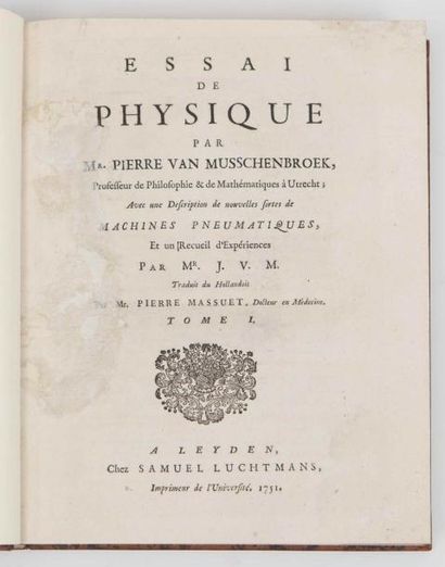 Pierre Van MUSSCHENBROEK.

Essai de physique,...