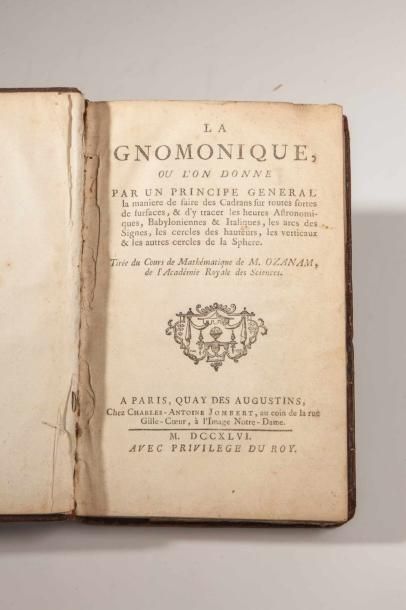 Jacques OZANAM.

La gnomonique, où l'on donne...