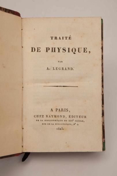 Alexandre LEGRAND.

Traité de physique.

Paris,...