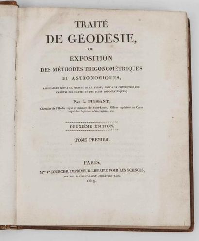 Louis PUISSANT.

Traité de géodésie, ou exposition...