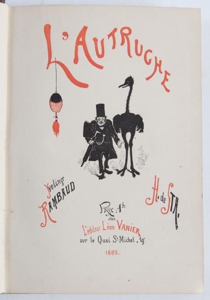 Yveling RAMBAUD.

L’autruche. 

Paris, Vanier,...