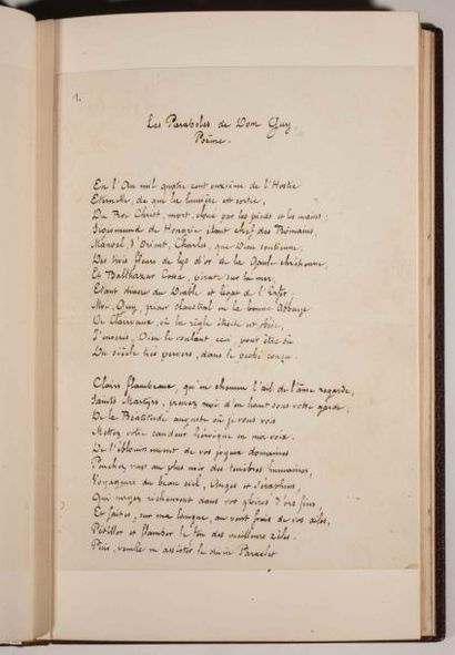 [MANUSCRIT].

Charles LECONTE de LISLE (1818-1894)

Manuscrit...