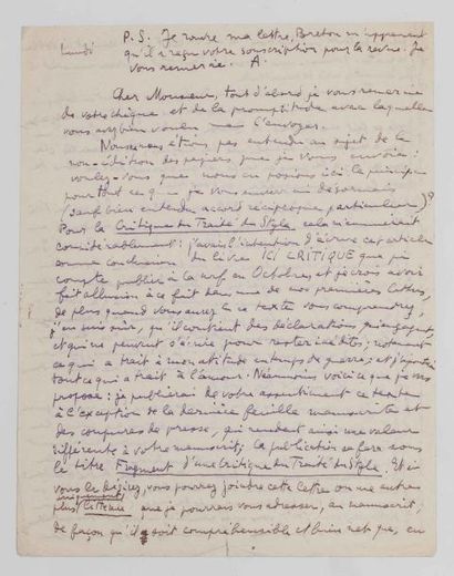 Louis ARAGON (1897-1982) Poète, écrivain...