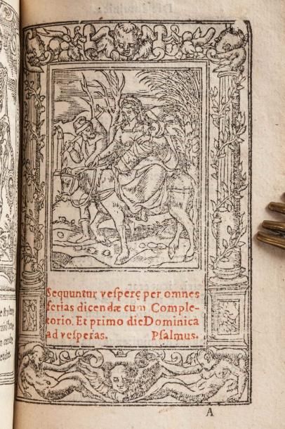 [LIVRE d'HEURES].

Heures [de] Nostre Dame...