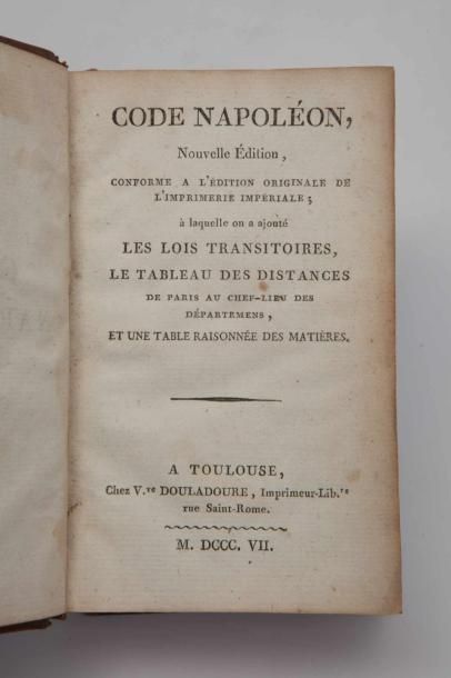 [DROIT] Code Napoléon.

Toulouse, Douladoure,...
